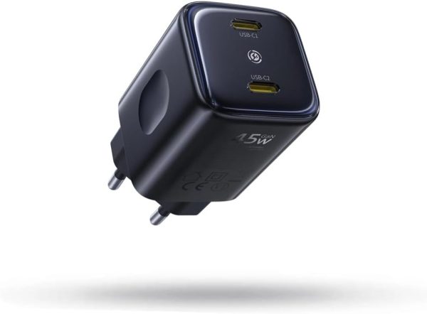 Baseus Charger Wall 45W 2x TYPE C PicoGo AN13 EU Cosmic Black