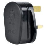 Mercury POWER Mains Plug UK 13A Fuse Black 429.802UK