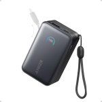 Anker Mobile Powerbank 10000 45W Built-In USB-C Cable Black