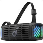 Anker Soundcore Speaker Boom 3i ,IP68 Waterproof, Floating Playback, Saltwater-Resistant, Bluetooth 5.3  Black