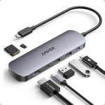 Anker Work Hub USB-C 7-in-1 1xUSBC 2xUSBA 1xPD100W 4KHDMI-SD A83D2