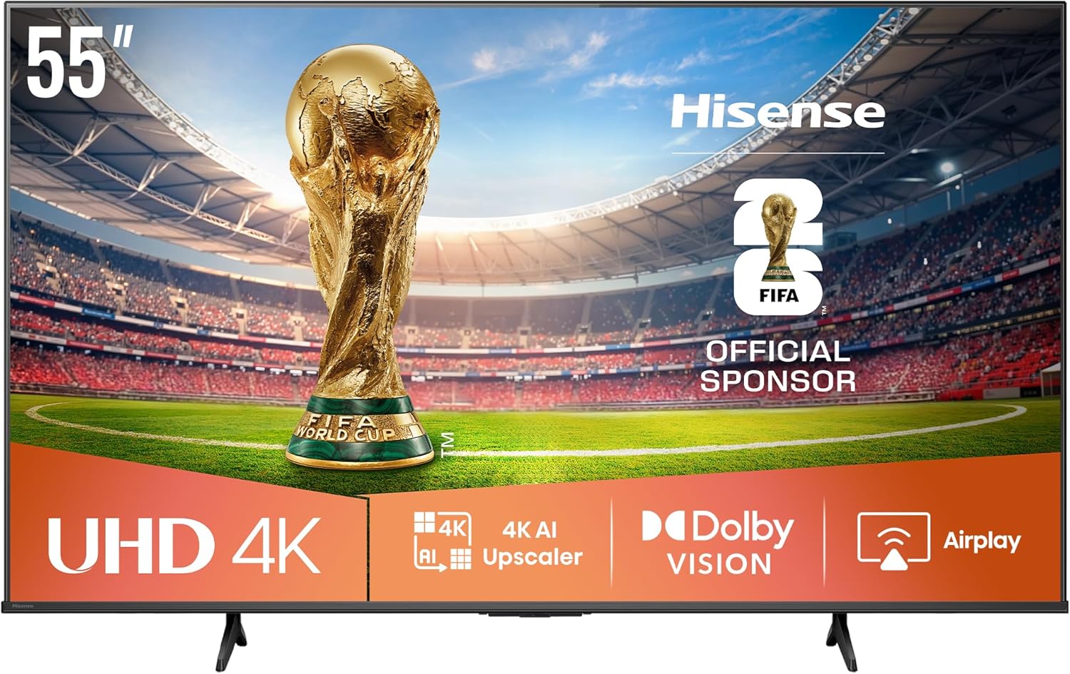81BkPXdeK3L._AC_SL1500_ Hisense 55A6Q 55'' 4K Smart LED TV - Image 1