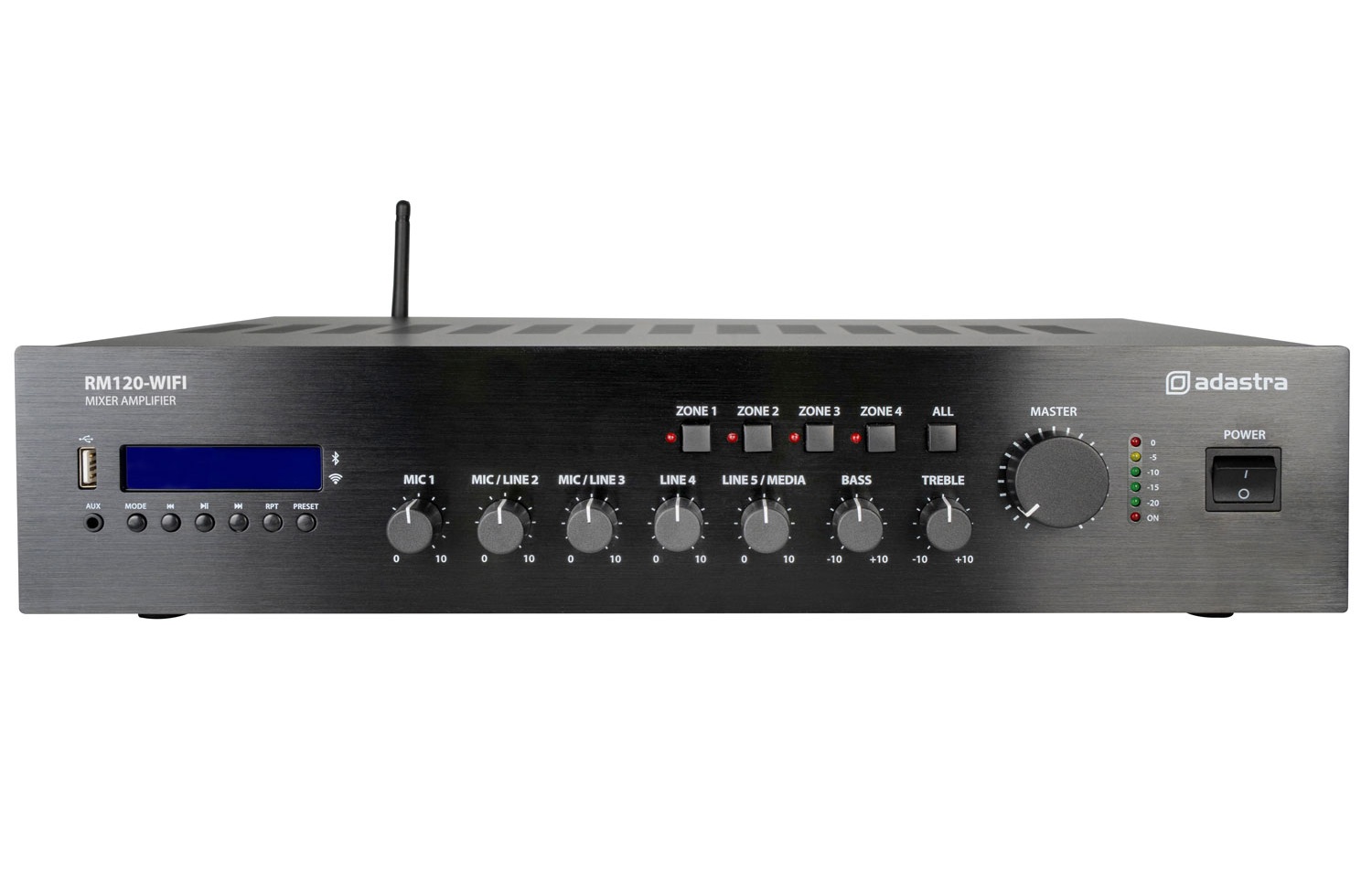953234UK_CO1_1771218014 Adastra RM120-WIFI 120W Amplifier 100V with 4 Zones FM/USB/BT/WiFi 953.234UK - Image 1