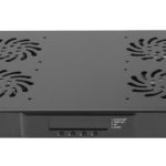 Lanberg 1U 230V Ventilation Panel LCD Display, 4 Fans & Thermostat