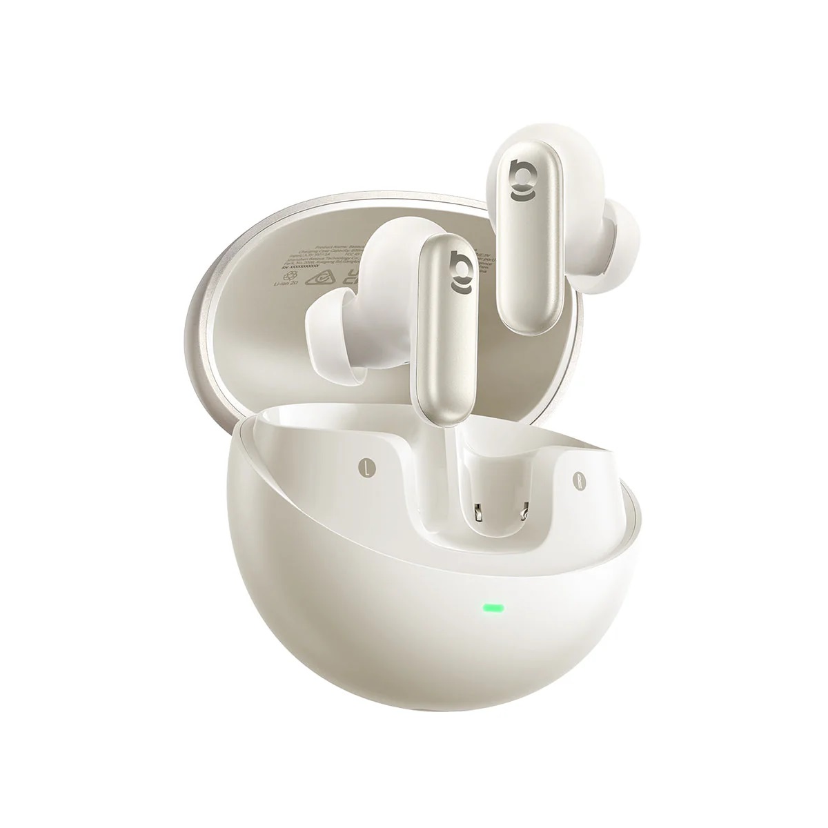 Baseus_Inspire_XP1_True_Wireless_Earbuds__White_7_e6b0c538-c41e-4f43-b0b4-df845e6e361f_1200x Baseus Headphones In Ear TWS, ANC, Dolby Audio, 45H Playtime, Inspire XP1 By BOSE White - Image 1
