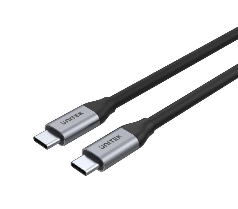 C14082ABK Unitek C14082ABK USB-C Cable PD100W 4K60Hz 1.0m - Image 1
