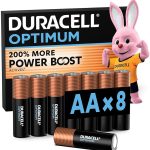 Duracell Alkaline AA (8pcs) Optimum