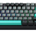 Machenike Wired Gaming Keyboard KG87,Gasket Design, Fully Hot-swappable Switches, Mechanical Silver Linear Switches