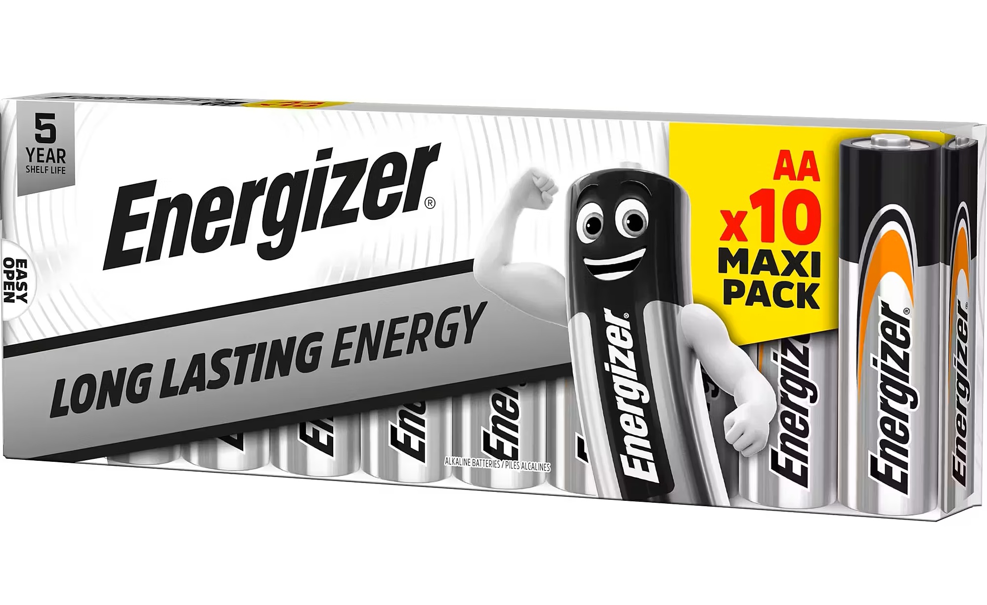 ENERGIZER_Alkaline_Everyday_Mignon_1_5_Volt_10er_P Energizer Batteries Alkaline AA (10pcs) Alkaline Everyday - Image 1