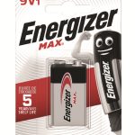 Energizer Batteries Alkaline 9V (1pc) Alkaline MAX