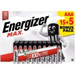 Energizer Batteries Alkaline AAA (20pcs) Alkaline MAX