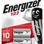 Energizer Batteries Lithium CR123 (2pc)