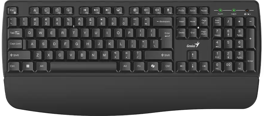 PIC_2025080501_503da981 Genius Keyboard Wireless AI with Palm Rest KB-7123 English - Image 1