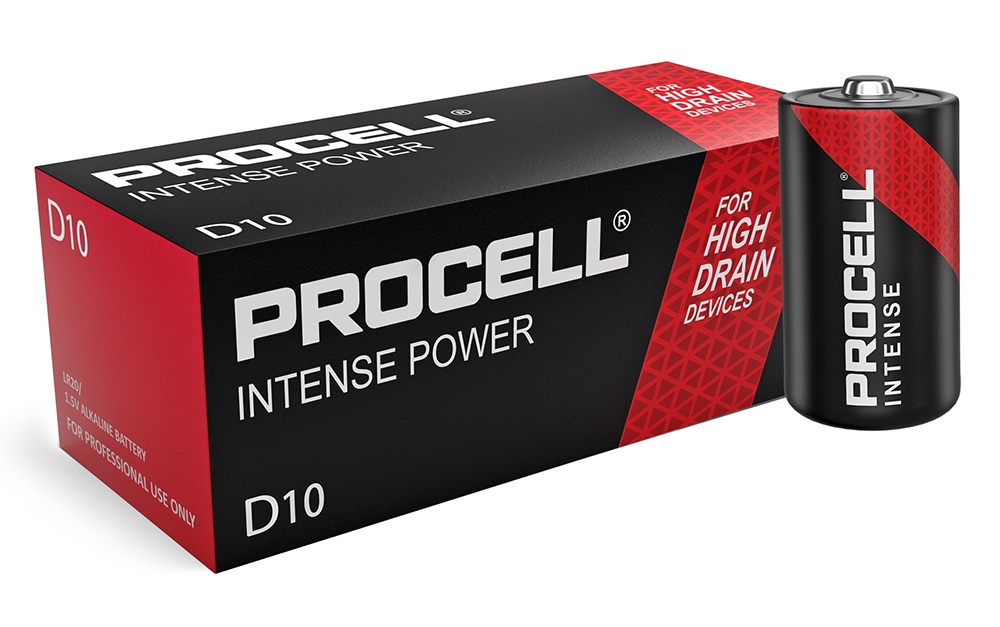 Procell_Intense_D_-_Box_of_10__56308 Duracell Procell Industrial D Box of 10pcs - Image 1