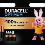 Duracell Alkaline AAA (8pcs) Optimum
