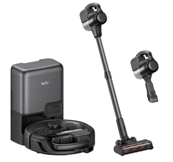 Anker Eufy RoboVac E20 3-in-1 Robot Vacuum Cleaner With Self Emptying Station + Stick + Handheld