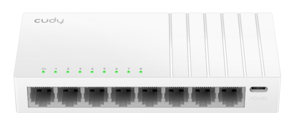 Cudy Switch Gigabit Ethernet 8-Ports Desktop GS108U with USB Power