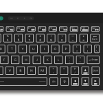 Rii Mini Keyboard Wireless 2.4GHz & Bluetooth with Large Touchpad & Media Keys RGB RT518S