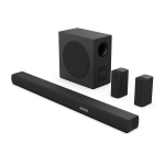 Hisense Soundbar AX5100Q 5.1 Ch, 580W, Hi-Concerto, Dolby Atmos, DTS:X, Semi wireless rear surround speakers