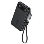 Anker Mobile Powerbank 10000 22.5W Lanyard USB-C Cable Black