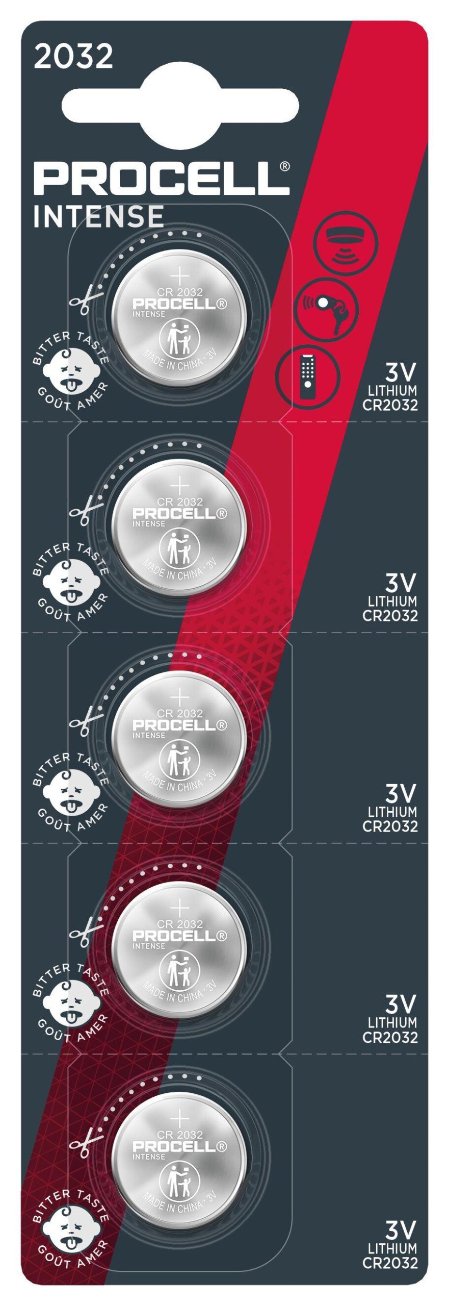 procell-intense-lithium-cr2032-bl5 Duracell Procell Industrial CR2032 (5pcs) - Image 1