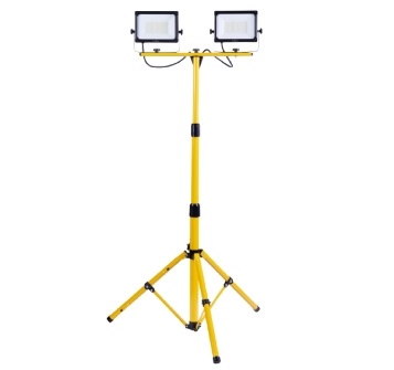 rx08052_01.tif_f Rexer Floodlight with Tripod Mains Powered 4000k 2 x 50W / 5500 lms RX08052 - Image 1