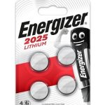 Energizer Batteries Lithium CR2025 (4pcs)