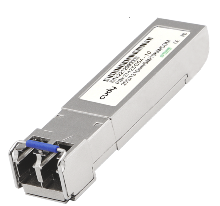 sm25gsa-10-1-0-1_1774277499 Cudy Fiber SFP Module 25Gbp/s SM 10km Dual-LC SM25GSA-10 - Image 1
