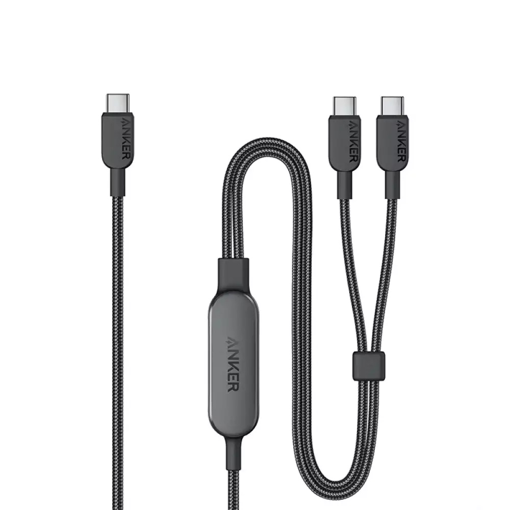 00_1785145313 Anker Mobile Cable 2-in-1 USB-C to USB-C Cable 140W 1.20m Black 1 - Image 1