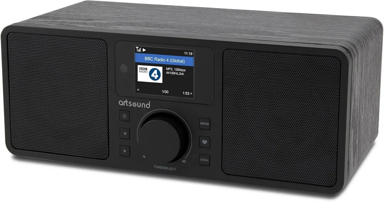 1280x1280.33005477_02 Artsound R9 Internet Radio Wooden Speaker with FM,Bluetooth,AUX,Line Out,Alarm - Image 1