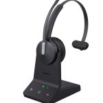 Yealink Headset Wireless Dual-Mode DECT/Bluetooth 3-Mic NC with Basestation WH64 Mono Teams