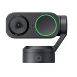 Insta360 Link 2 4K AI Webcam with 2-Axis Gimbal AI Tracking 1/2" Sensor AI Noise Reduction Graphite Black LINK201