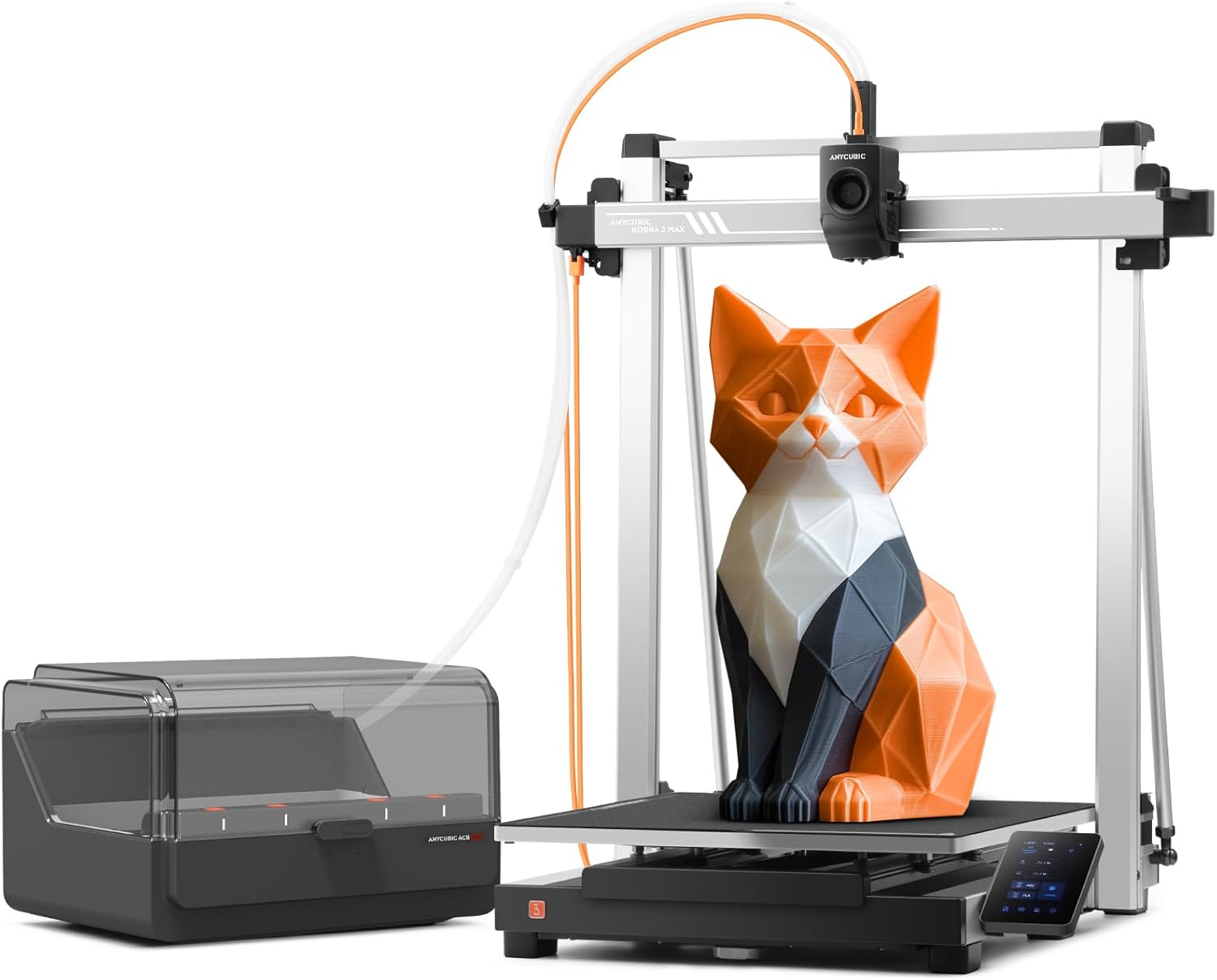 610SHykFHUL._AC_SL1500_ Anycubic 3D Printer Kobra 3 Max Combo Multicolor With Ace Pro Filament Box with Drying Capability - Image 1