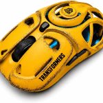 Transformers Gaming Mouse Wireless ,Tri-Mode Bluetooth/2.4G/Wired, Huano Switches,USB-C Rechargeable, TF-G05 Yellow