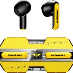 Transformers TWS Earphones, Deep Bass Sound, IPX5 Waterproof, TF-T01 Yellow