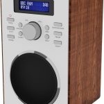 Majority BARTON Walnut FM/DAB Radio with Dual Alarm & LED Display