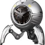 Transformers Portable BT Speaker, Hi-Fi 57mm Driver,  RGB Speaker with Detachable Foldable Tri-Pedal Stand, TF-Y17 PRO Gray