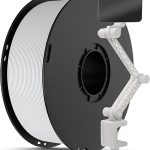 Anycubic ABS Filament White 1Kg.  Ideal Usage: Automotive components, moving mechanical parts, electronic enclosures, and classic LEGO-style bricks.
