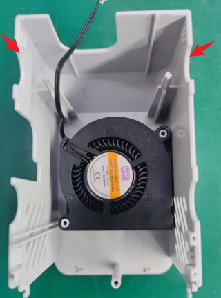 L03011436 Anycubic SP Kobra S1/S1 Combo Print Head Front Shell - Image 1