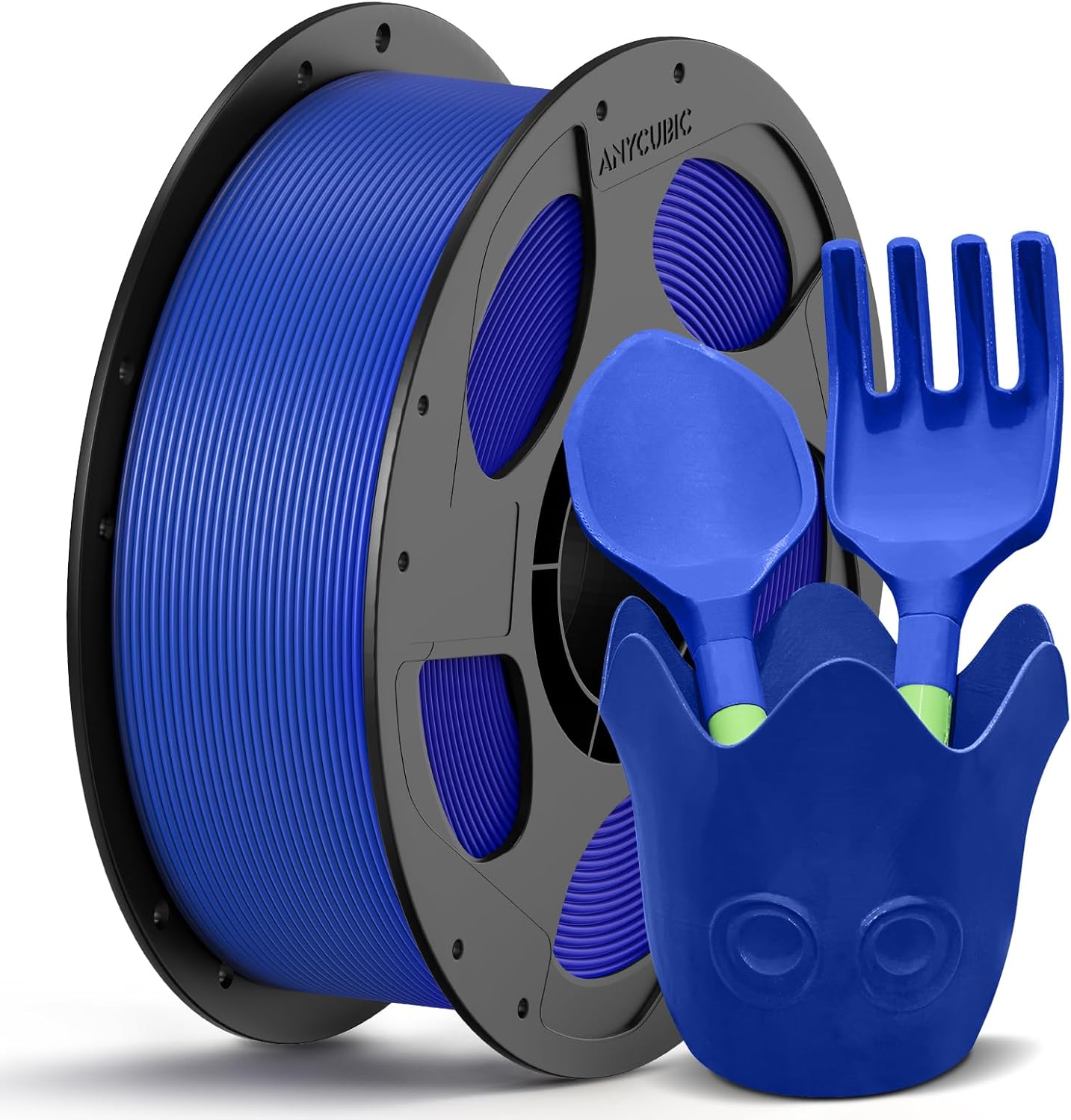 PETG_BLUE Anycubic PETG Filament Blue 1Kg. Ideal Usage: Mechanical brackets, water bottles, drone parts, and functional outdoor fixtures. Offering high impact resistance, weather durability, and chemical resistance. - Image 1