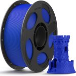 Anycubic PLA Basic Filament Texture Blue 1Kg. Ideal Usage: Concept models, decorative items, rapid prototypes, and low-stress household gadgets.