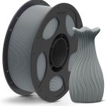 Anycubic PLA Matte Filament Grey 1Kg. Ideal Usage: Architectural models, photography props (where glare must be avoided), artistic sculptures, busts, and low-stress display prototypes.