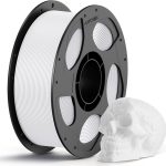 Anycubic PLA Basic Filament White 1Kg. Ideal Usage: Concept models, decorative items, rapid prototypes, and low-stress household gadgets.