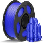 Anycubic PLA+ Filament Blue 1Kg. Ideal Usage: Functional prototypes, mechanical parts, durable household gadgets, and brackets or mounts that require more impact resistance than standard PLA can provide.