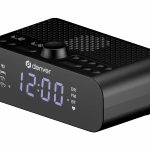 Denver CRD-515 Alarm Clock with FM Radio, Bluetooth & Phone Charging