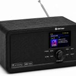 Denver DIR-200 WiFi Internet Radio with FM, Bluetooth & Colour Display (Works via Mains or 4xAA Batteries)