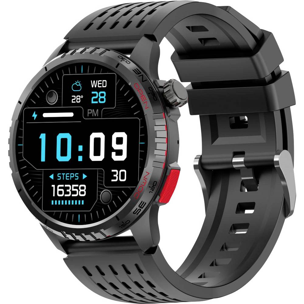 image__2__1783422509 Denver Smartwatch with Call Function, Blood Pressure, GPS, SWG-345B BLACK - Image 1