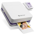 Denver MCP-6010 Portable Color Inkjet Printer with Bluetooth (includes 1x Ink Cartridge & 20x Printing Papers)