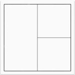 HDL Panel TILE SERIES Ivory White 3 Button V2.1