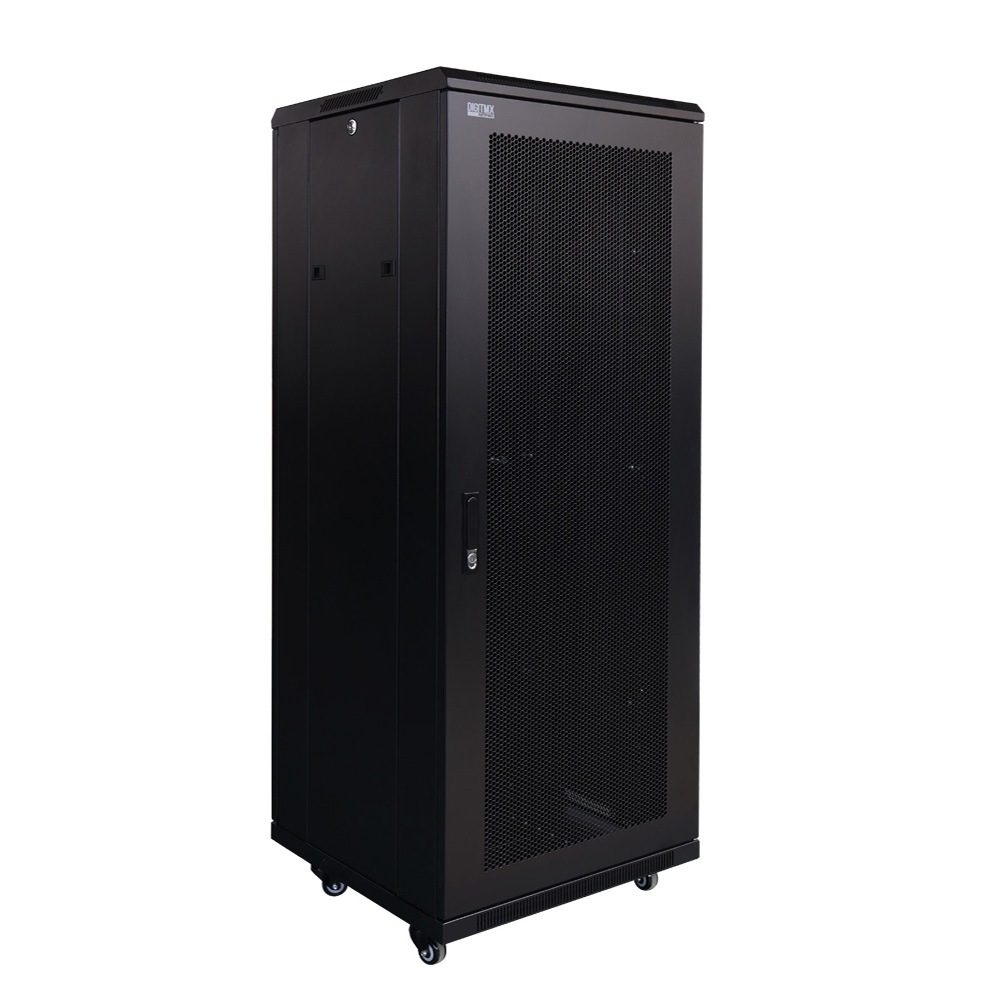 1_1789549123 NETPRO 19'' Floor Cabinet 32U 60cm NP-C32U60P Perf.doors - Image 1